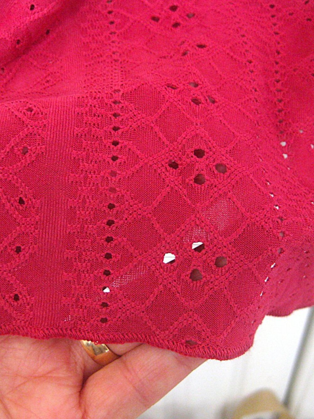 Spaghetti Straps Dress  Dark Raspberry  Large - Picture 5 of 6
